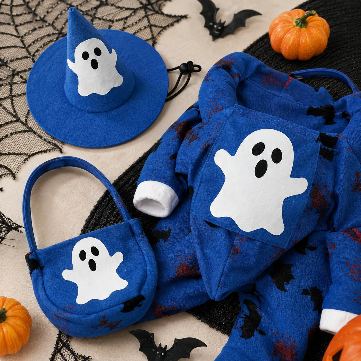 Halloween Hunde-Kostüm | "Ghost Wizard"